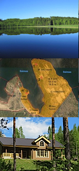ВОСТОК ФИНЛЯНДИИ, ЛАППЕЕНРАНТА, участок 18 га (или 23 га), коттеджные строения, своя береговая линия 1.8 км (или 2.5 км) на озере Саймаа в 11 км от центра Лаппеенранта, объект 3108
